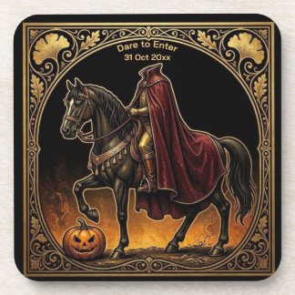 Posavasos Jinete sin Cabeza Sleepy Hollow Dorado Ornate Negr