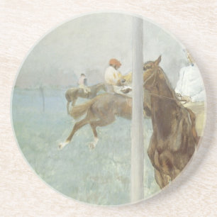 Posavasos Jinetes antes de la carrera por Edgar Degas