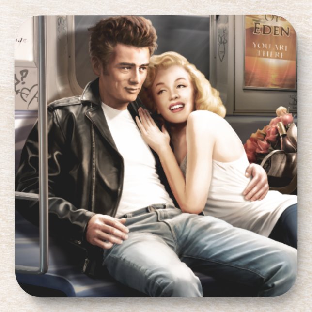 Posavasos Jinetes del subterráneo (Frente)