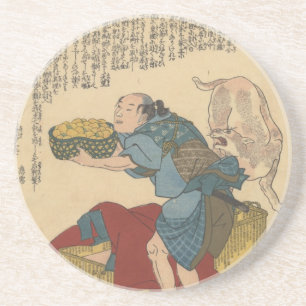 Posavasos Jinzaburō, sirviente de Shikamatsu Kanroku