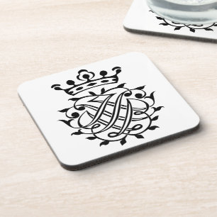 Posavasos Johann Sebastian Bach Seal Escudo Monograma Insign