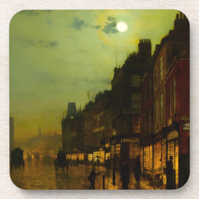 Posavasos John Atkinson Grimshaw Glasgow Docks (Frente)