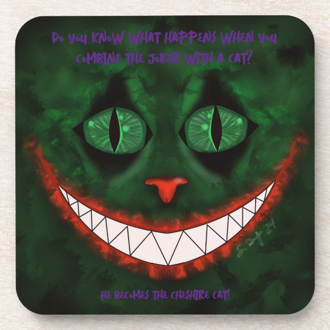Posavasos Joker Cheshire Coaster (Frente)
