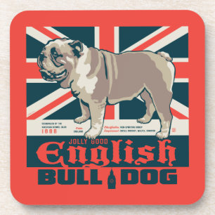 Posavasos Jolly Good English Bulldog