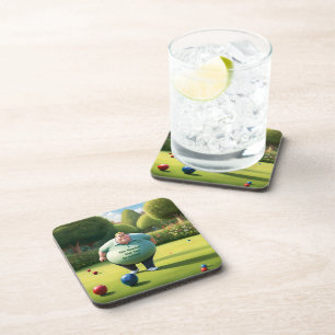 Posavasos Jolly Lawn Bowler Man,