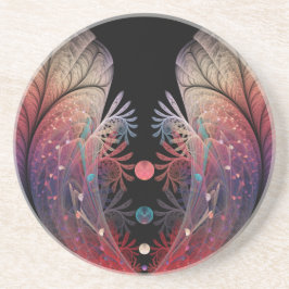 Posavasos Jonglage Resumen arte fractal moderno de fantasía