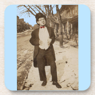 Posavasos Joven con clase vernácula de los años 20