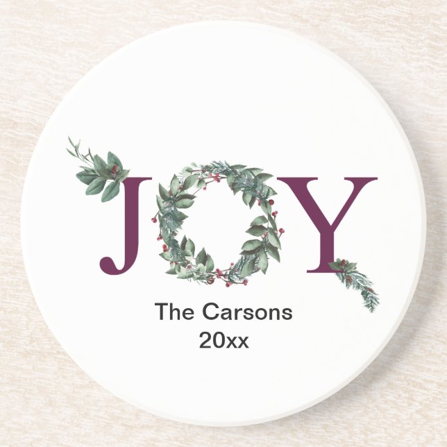 Posavasos Joy for the holidays  (Frente)