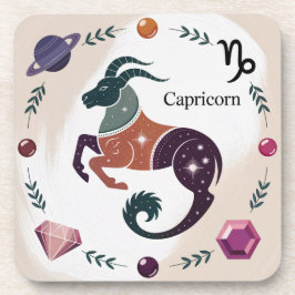 Posavasos Joyas de Capricornio Saturno Monstruo de Plástico