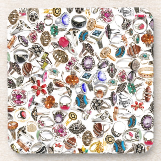 Posavasos joyería de anillos (Frente)