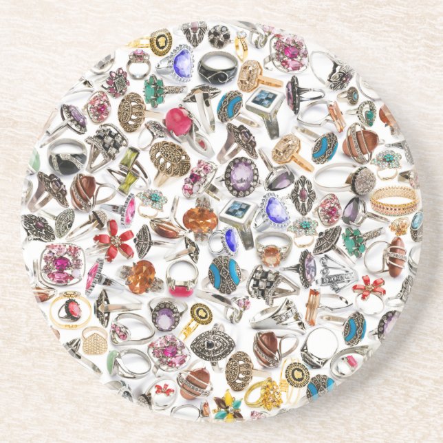 Posavasos joyería de anillos (Frente)