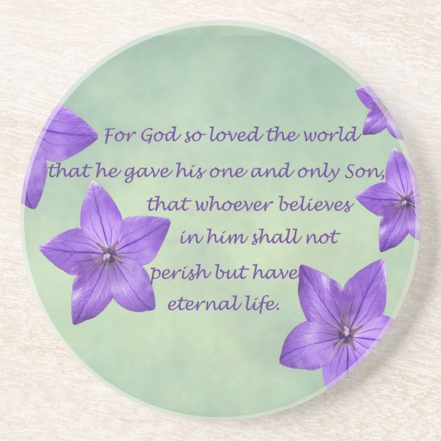 Posavasos Juan 3:16 (Frente)