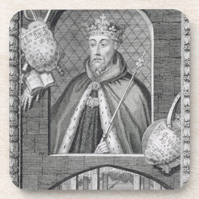 Posavasos Juan de flaco, duque de Lancaster (1340-99) (Frente)