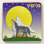 Posavasos Judaica 12 Tribus De Israel Benjamin<br><div class="desc">Está viendo la colección de diseño de Lee Hiller. Colección de ropa,  regalos y coleccionables Lee Hiller Photography o Digital Art Collection. Puedes ver su fotografía de la naturaleza en http://HikeOurPlanet.com/ y seguir su blog de caminatas dentro del Parque Nacional de Hot Springs.</div>