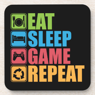 Posavasos Juego - Comer, Dormir, Jugar, Repetir - Jugador, D