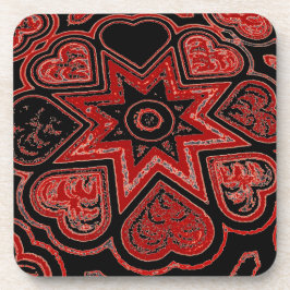 Posavasos Juego de aletas de corcho "My Heart"