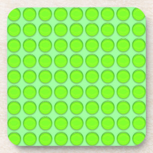 Posavasos Juego de aletas - puntos verdes