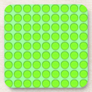 Posavasos Juego de aletas - puntos verdes