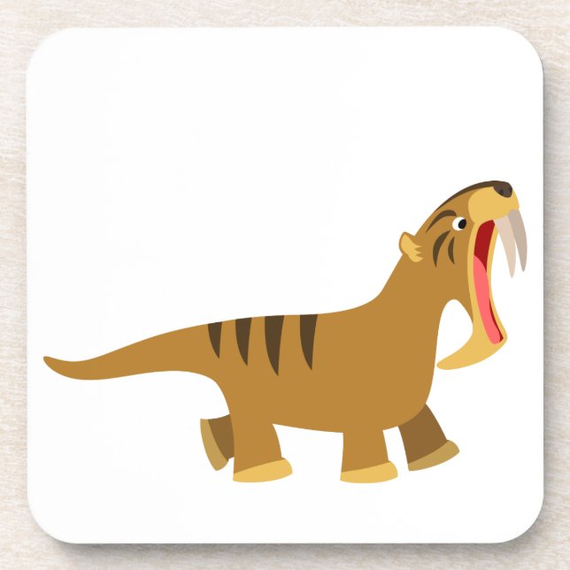 Posavasos Juego de Astilleros de Thylacosmilus Personalizado (Frente)