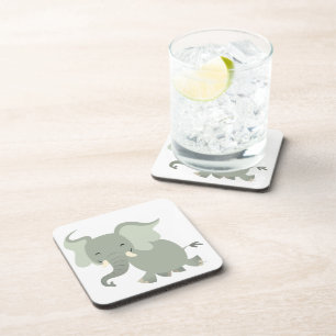 Posavasos Juego de aulas elefantes para Personalizados de ce