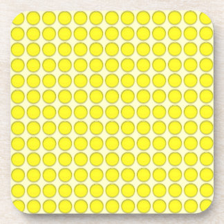Posavasos Juego de escayas - puntos amarillos