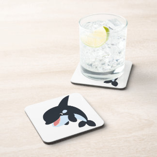 Posavasos Juego de galletas de ballena crudas para Personali