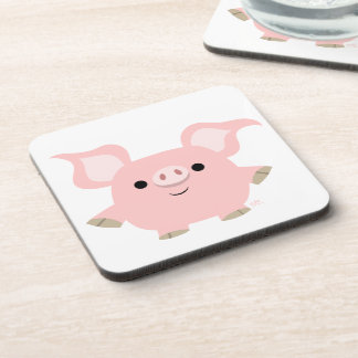 Posavasos Juego de gallos de cerdo de Personalizado corto