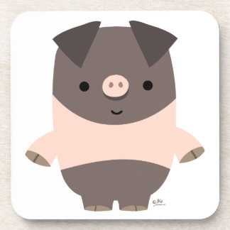 Posavasos Juego de gallos de cerdo Personalizados fuertes