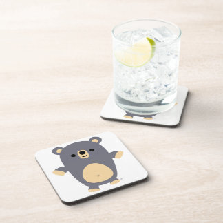Posavasos Juego de gallos de oso de Personalizado azul grand