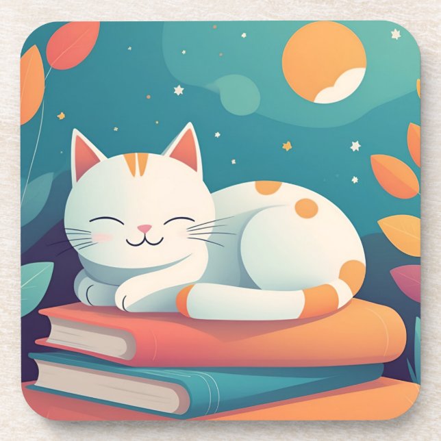 Posavasos Juego de gallos de plástico para gato (Frente)