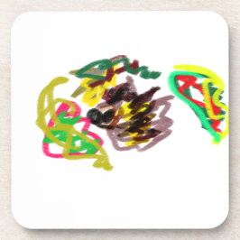 Posavasos Juego de hedgehog otoño