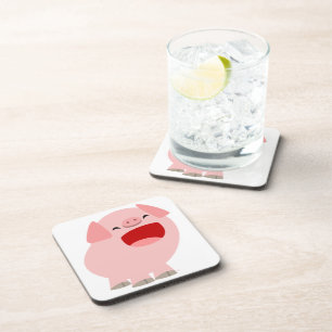 Posavasos Juego de mazas de cerdo canto de Personalizado sua
