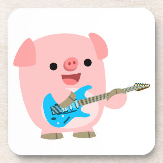 Posavasos Juego de mazas de cerdo de Personalizado Cuadros R
