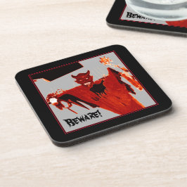 Posavasos Juego de montaña rusa de corcho 'Rising Devil'