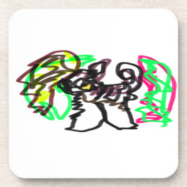 Posavasos Juego de otoño Husky