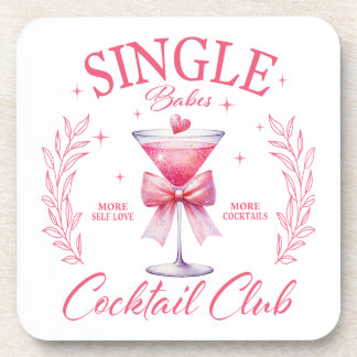 Posavasos Juego de Pascua del Club de Cócteles de una sola B