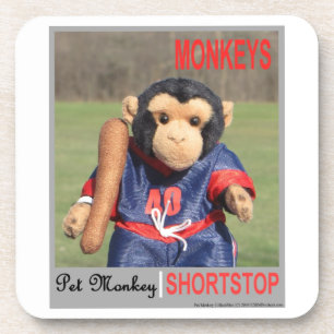 Posavasos Juego de Pascuas para Tarjetas de Béisbol Monkey 