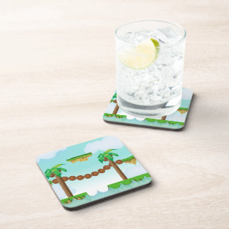 Posavasos Juego de plataformas retro o clásico