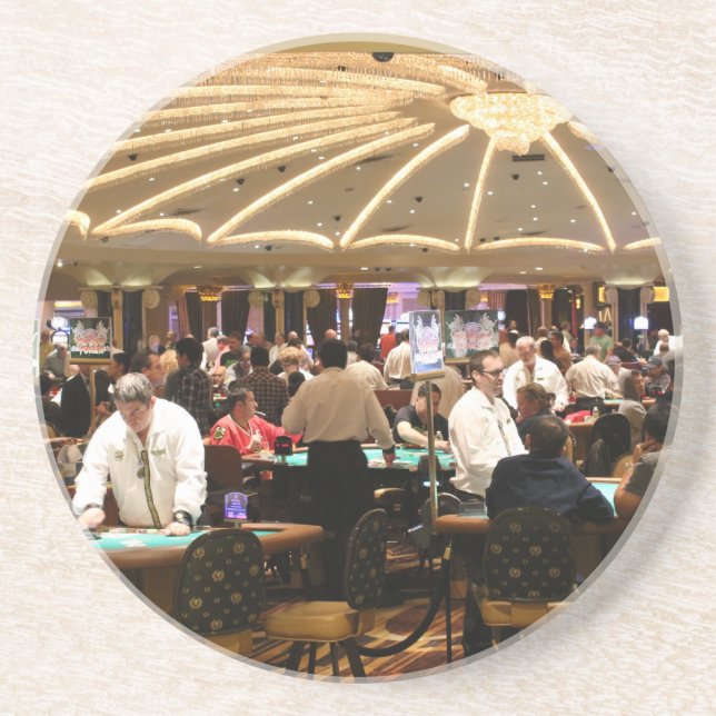 Posavasos Juego de Ruleta Casino Jugar Dinero Vegas (Frente)