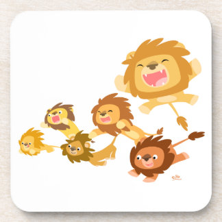 Posavasos Juego de tartas de desfile de leones Personalizado