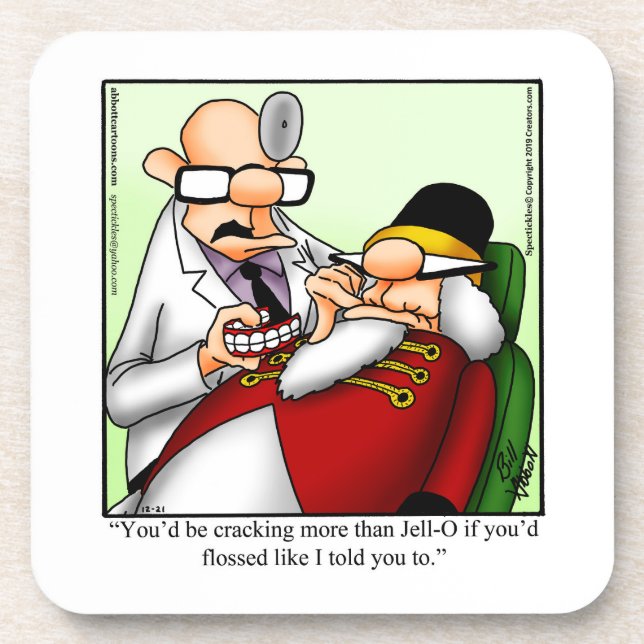 Posavasos Juego de tostadoras de humor para navidades (Frente)