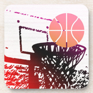 Posavasos Juego del coche de la red del baloncesto de la