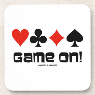 Posavasos ¡Juego encendido! (Cuatro juegos de la tarjeta)