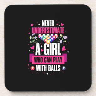 Posavasos Jugador Billiards Este Chica Puede Jugar Billiards