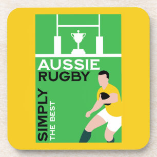 Posavasos Jugador de rugby de Australia