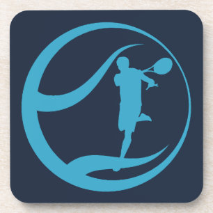 Posavasos Jugador de tenis masculino