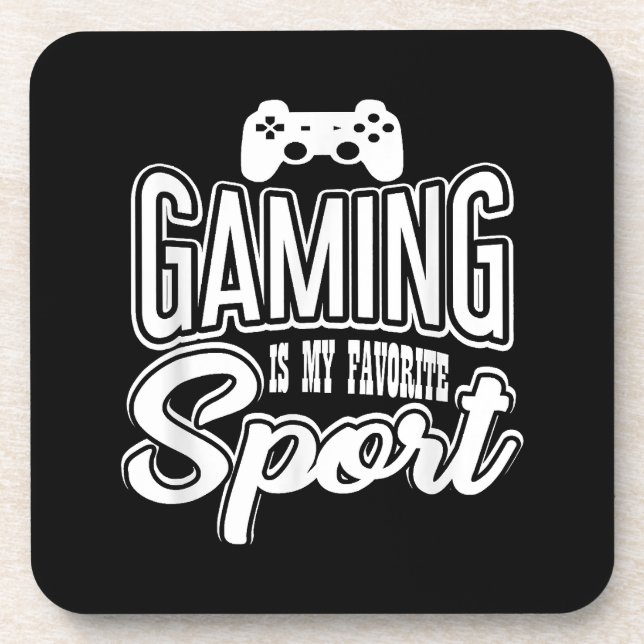 Posavasos Jugador - El Juego Es Mi Deporte Favorito (Frente)