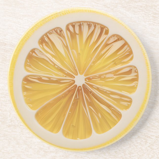 Posavasos Jugo de fruta de limón (Frente)
