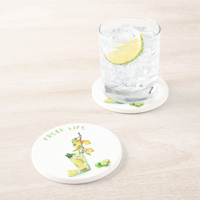 Posavasos Jugo de limón Guay beber Fiesta de Lemonade (Lado)