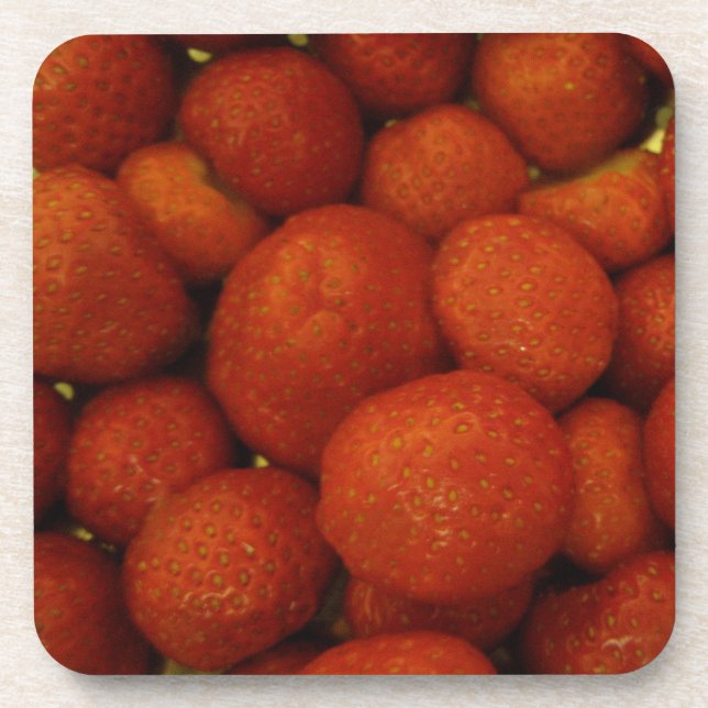Posavasos Juicy Strawberries Cork Coaster (Frente)